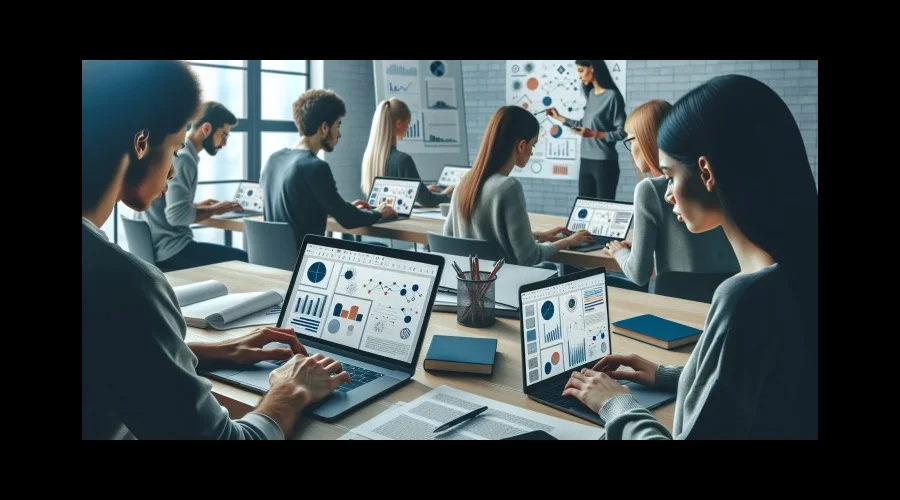 Power Point képzés a MODELLO Intézetben — ipari technológia képzési forma-előkészítés gyakorlati oktatáson